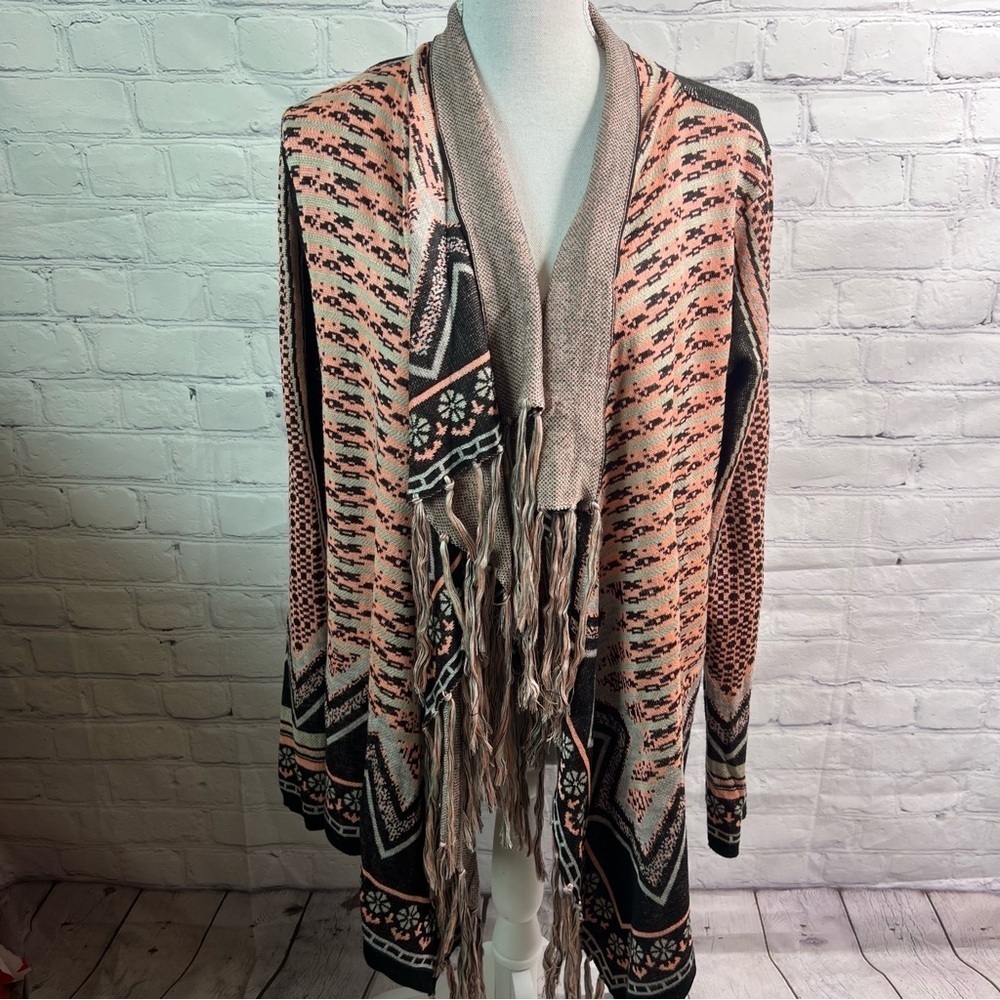 Blu Pepper Boho Cardigan Shrug Medium